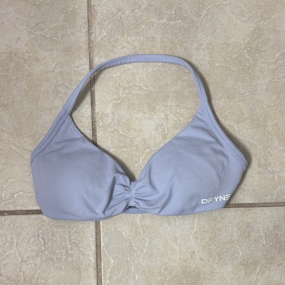 DFYNE Women's Lavender Halter Bra Top